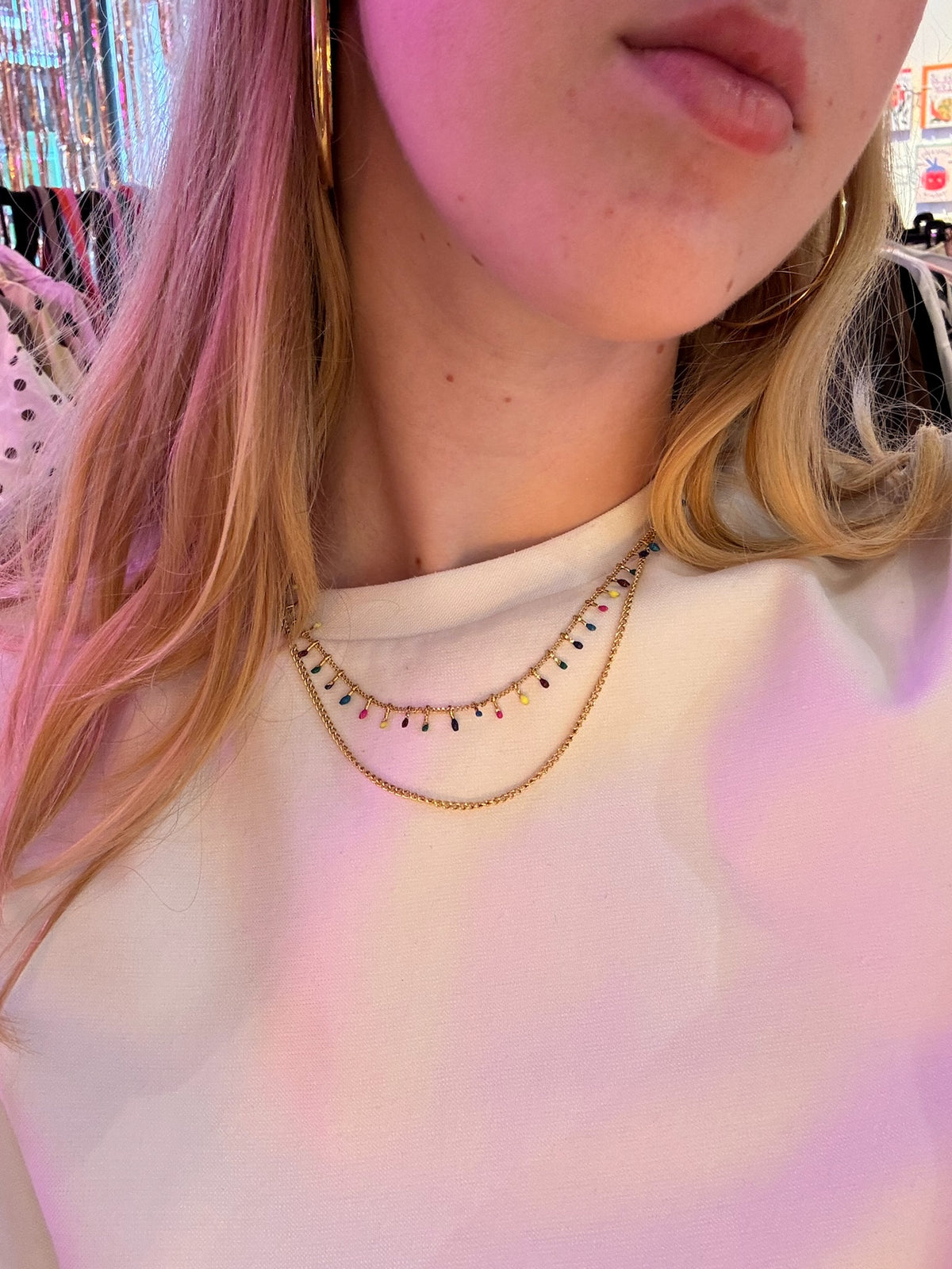Ketting Maxi Fringe Colori
