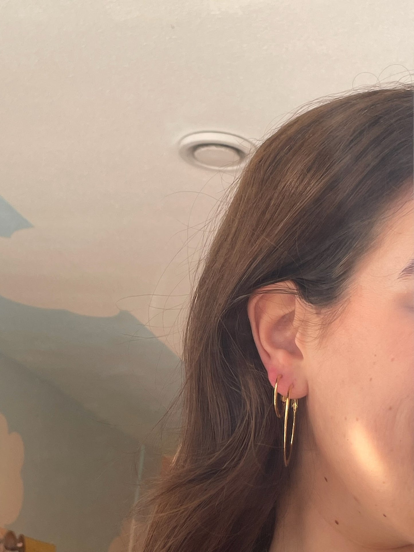 Hoops flach Gold XS