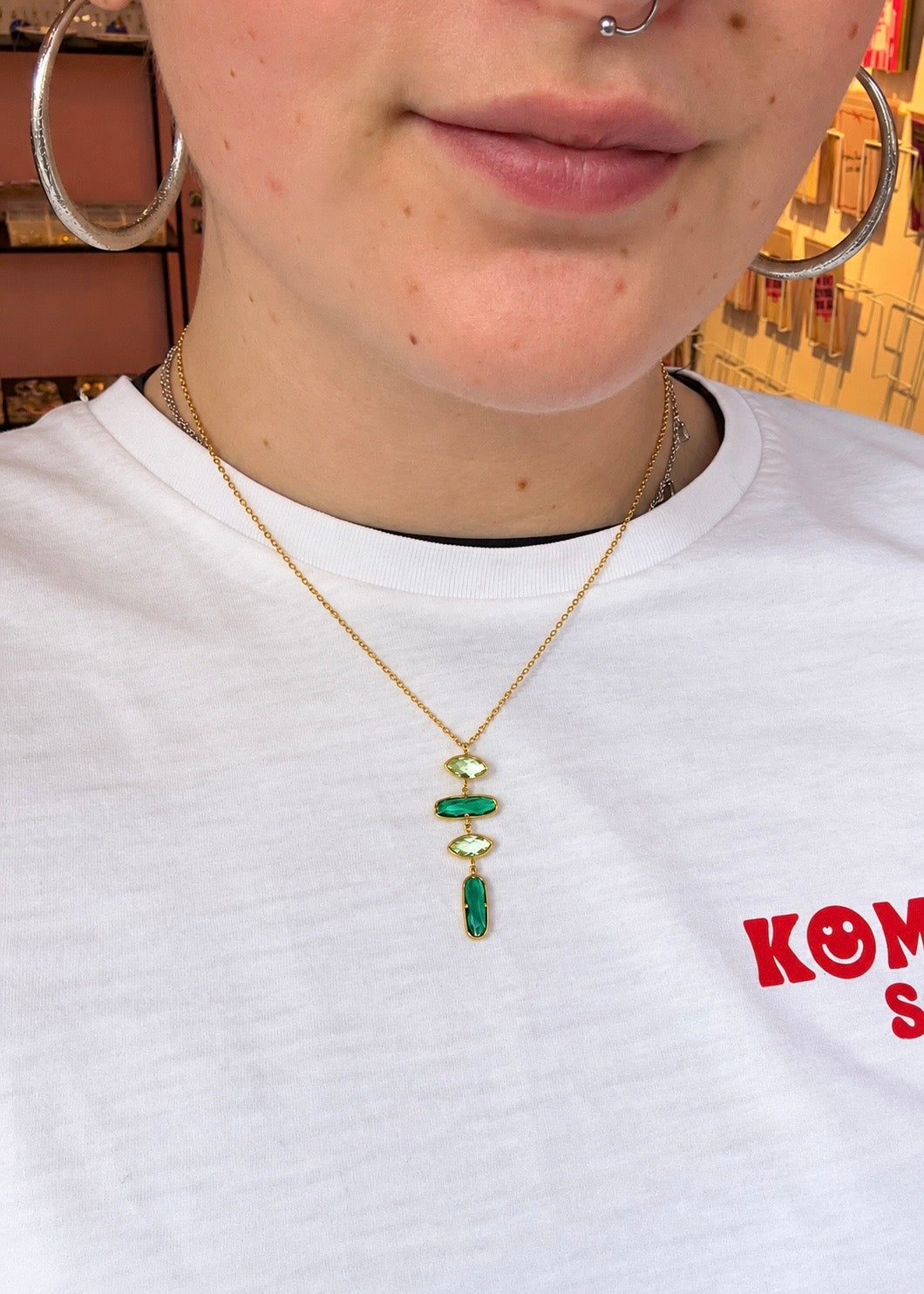 Ketting Pebbles Green