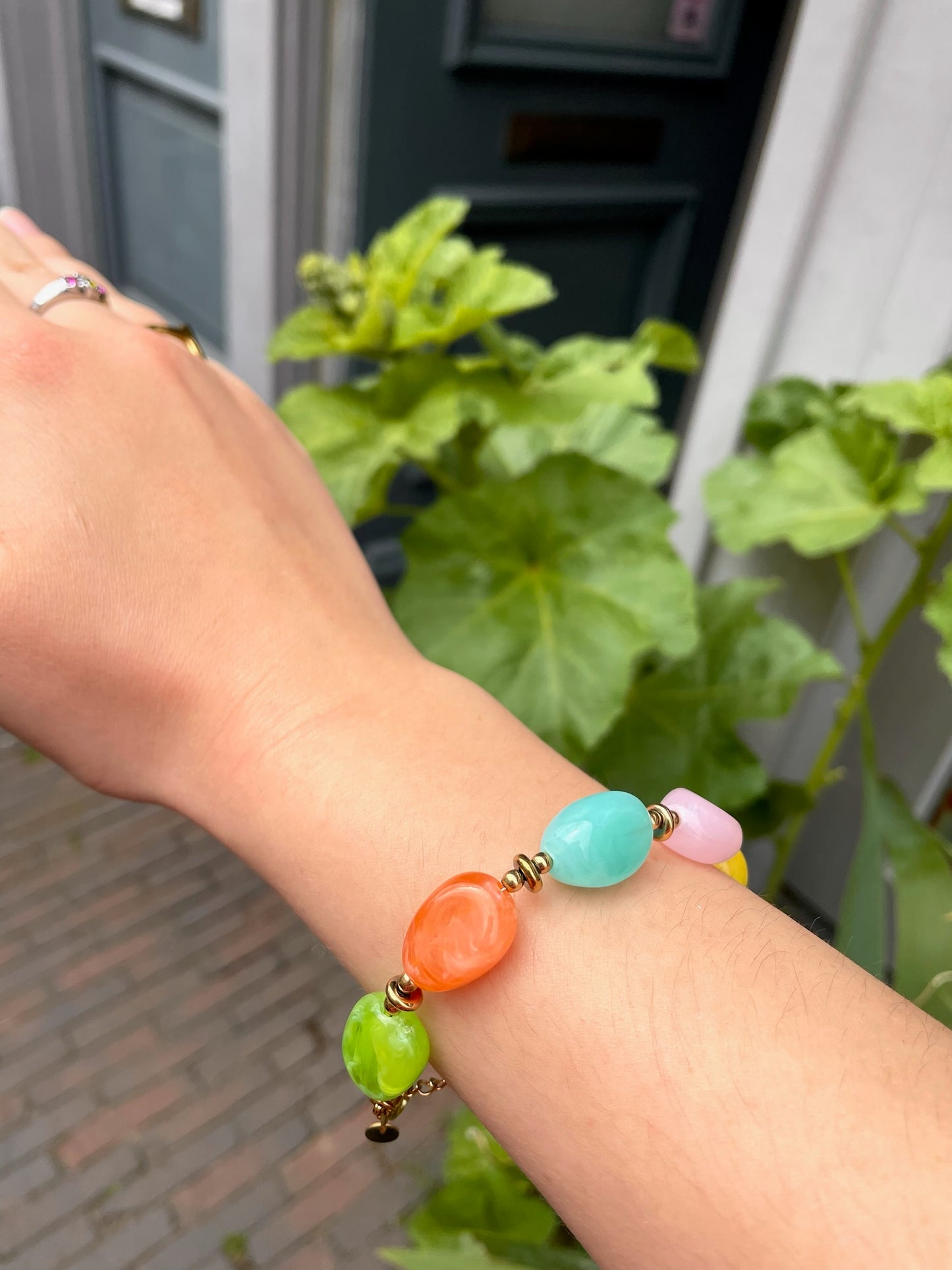 Armband Beads Multi Color