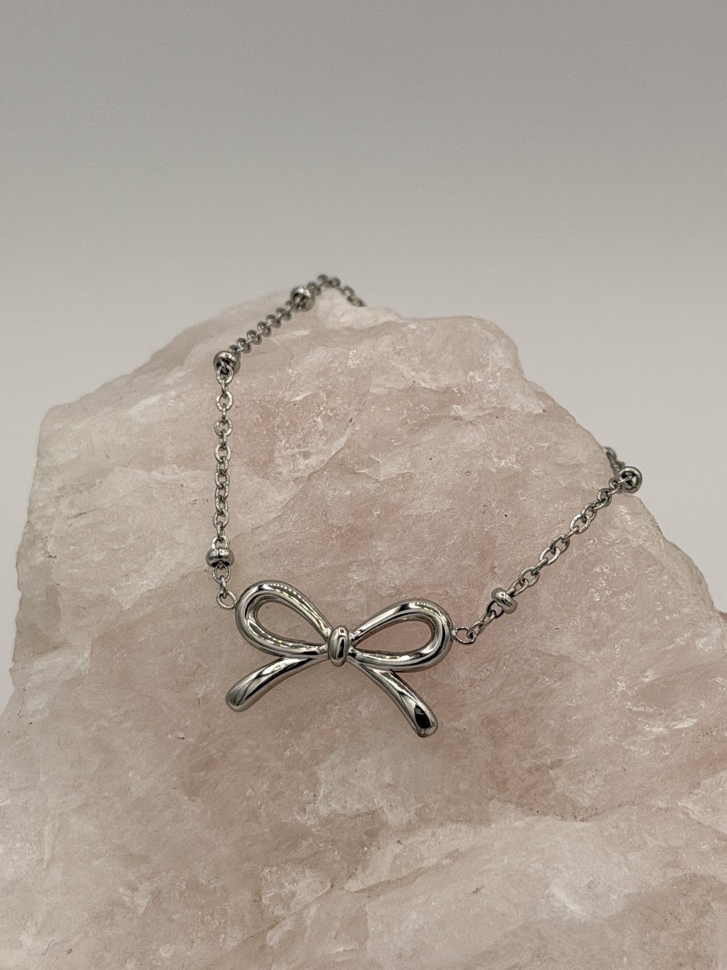 Armband bow zilver
