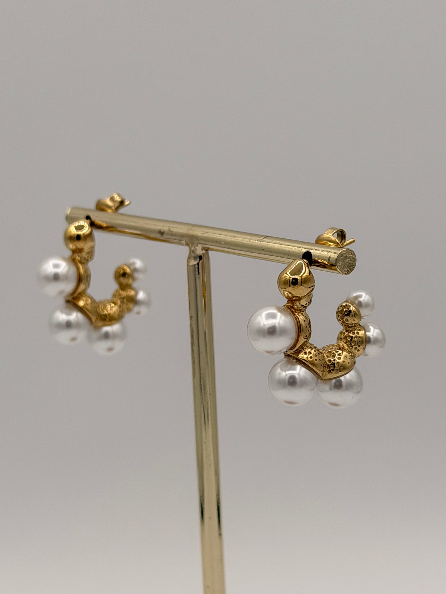 Oorbel Pearly Hoop