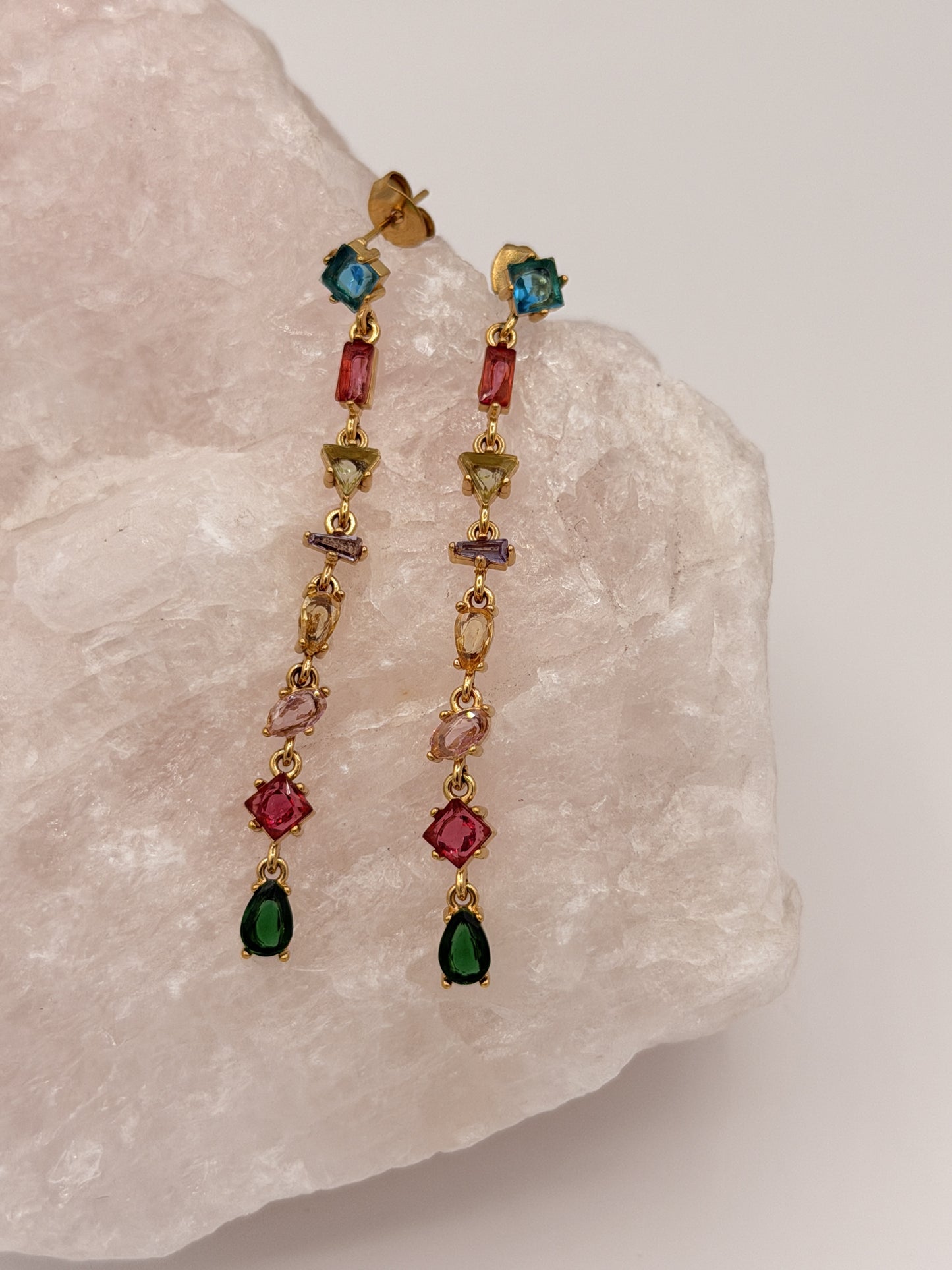 Oorbel Rainbow Gems