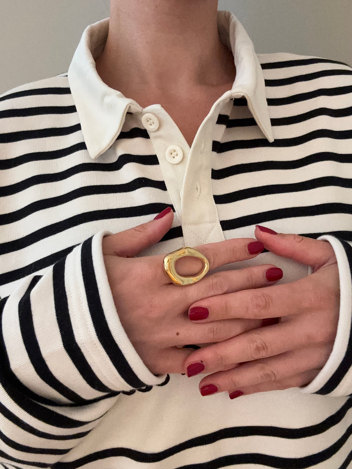 Ring Swirly Oval