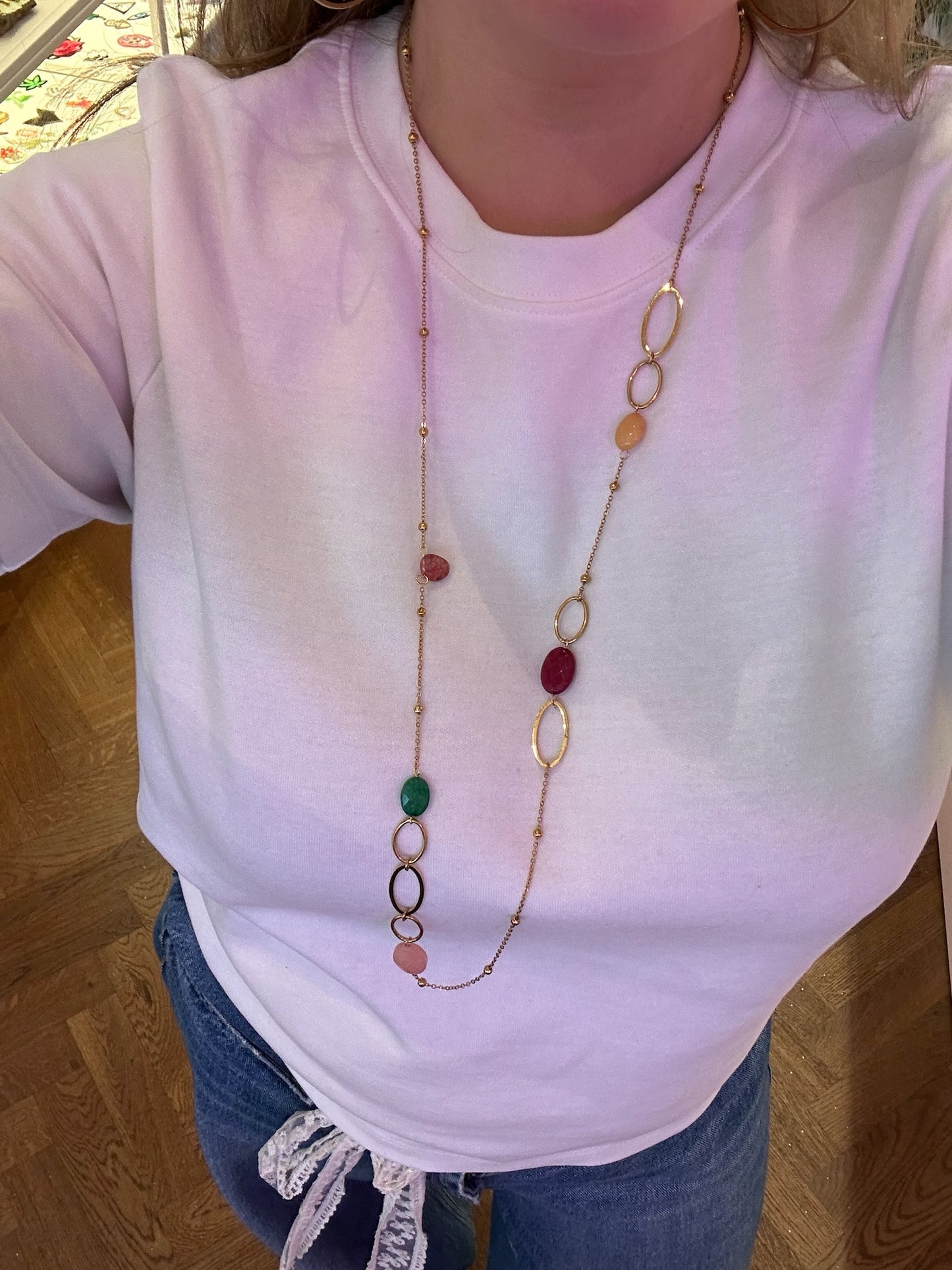 Maxi-Kette mehrfarbig