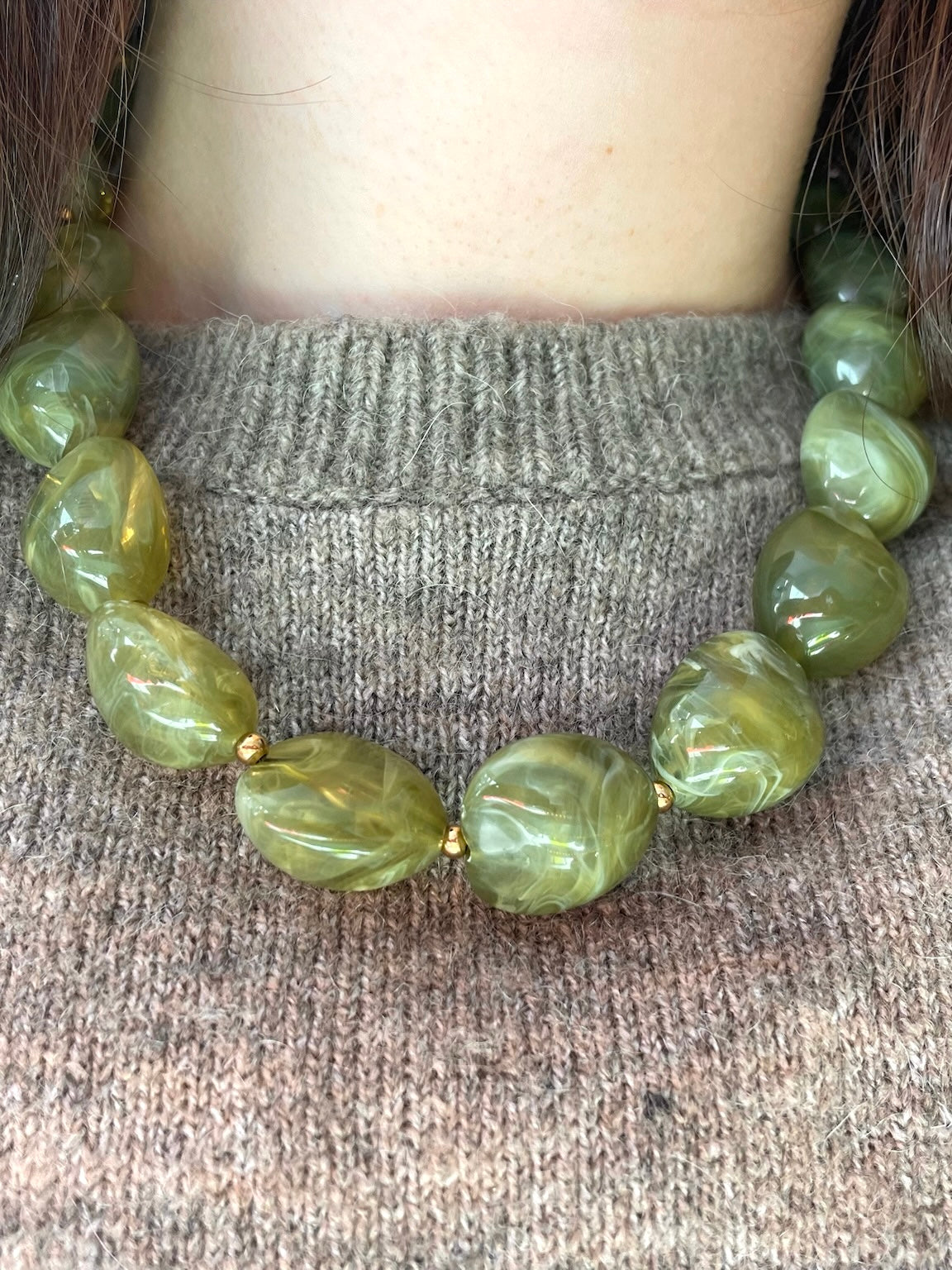 Kette Chunky Perlen