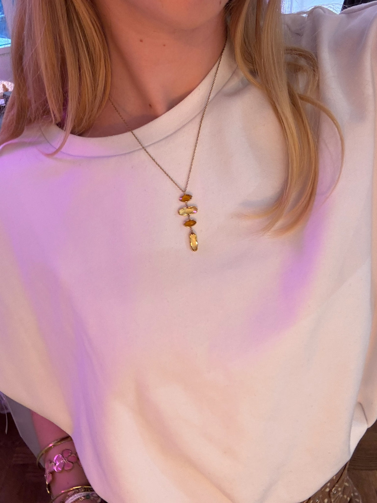 Ketting Pebbles Brown