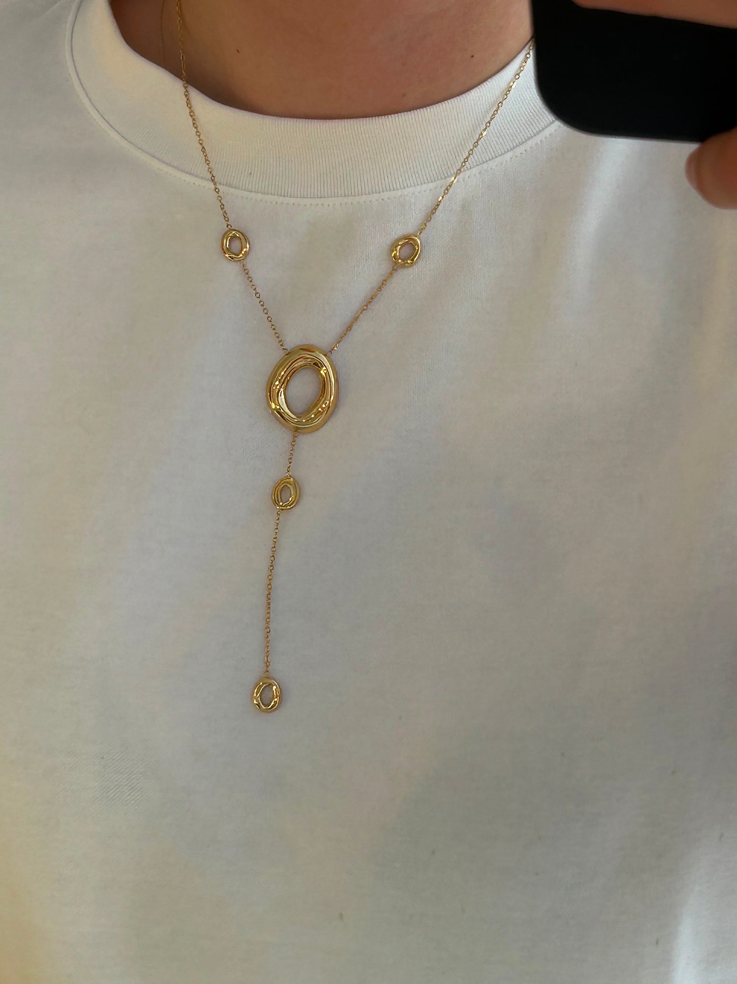 Ketting Y shape Organic