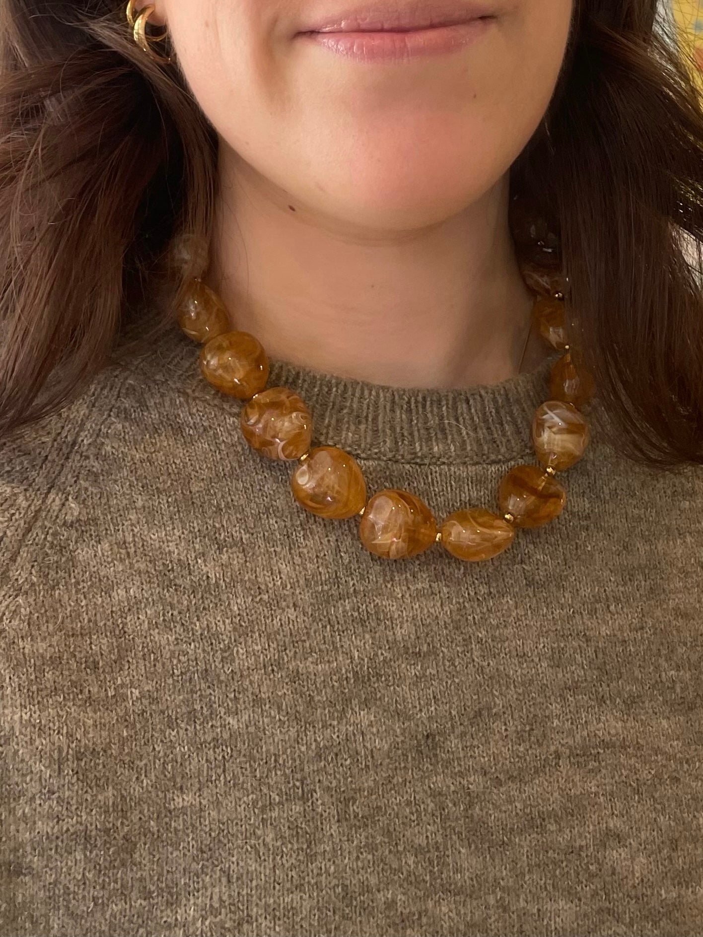 Kette Chunky Perlen