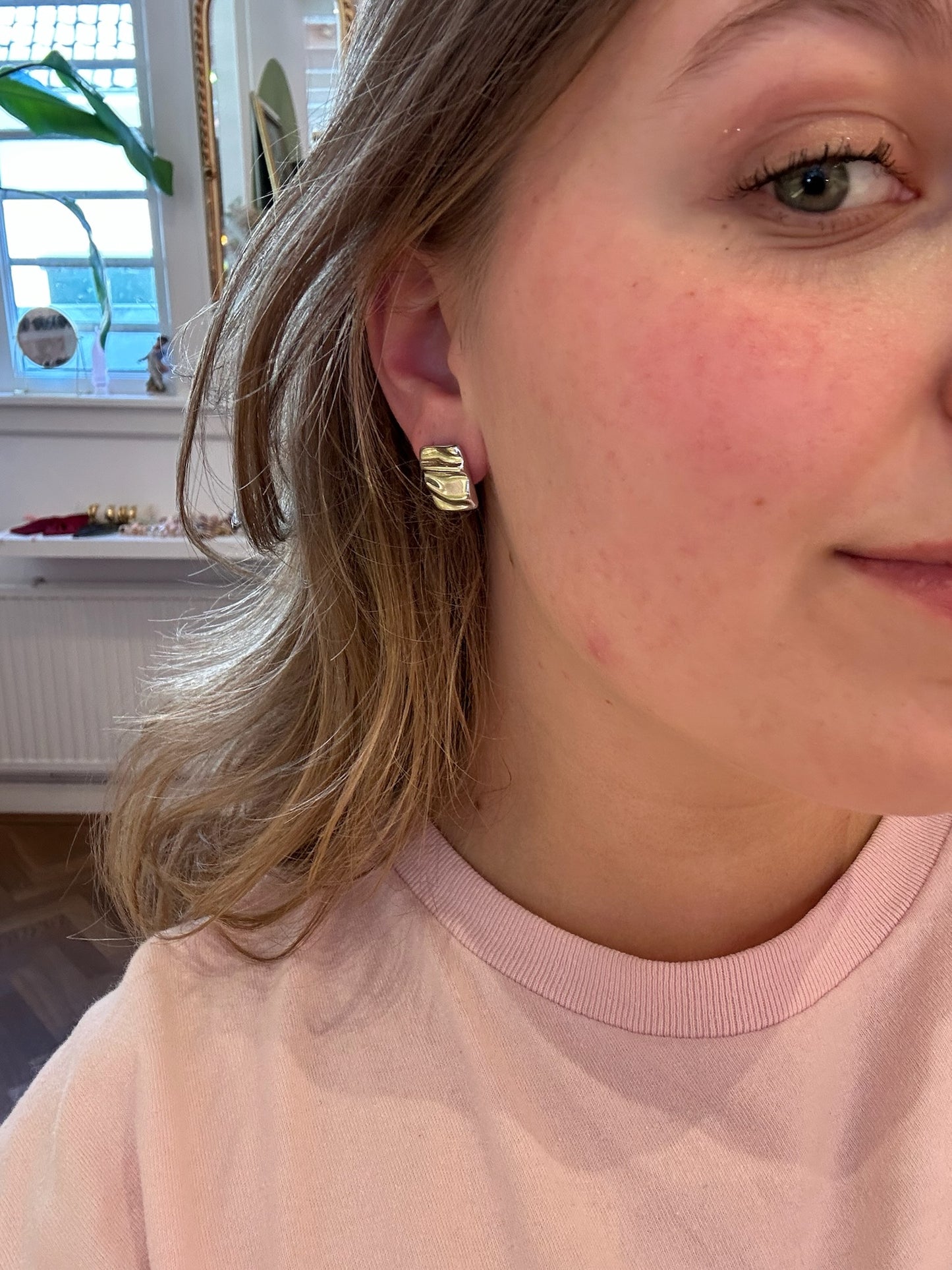 Oorbel Wave Zilver