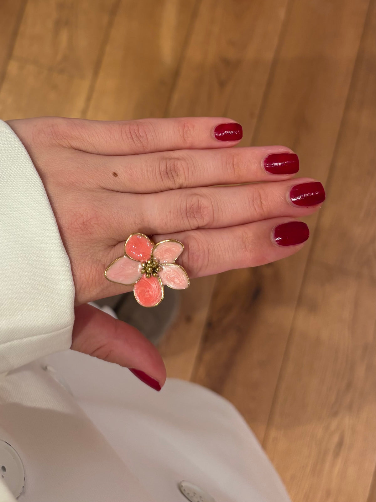 Ring Flora Pink