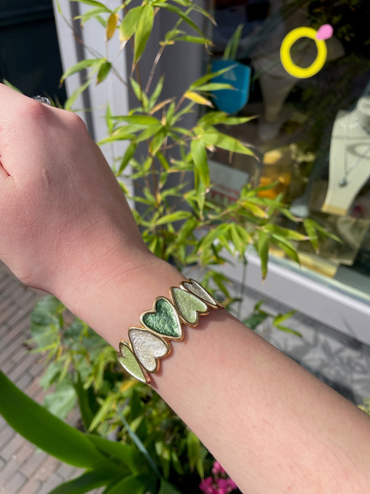 Cuff Bracelet Hearts