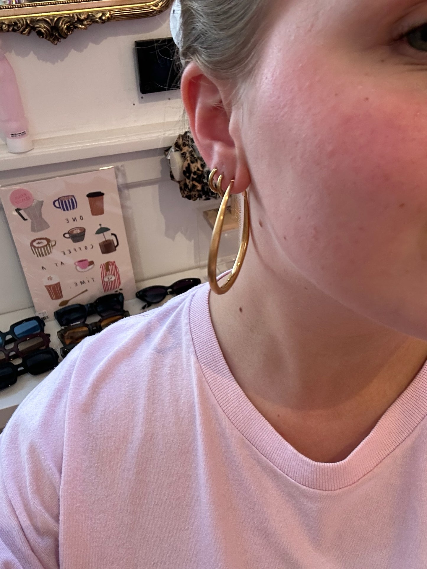 Hoops Oval Betty brushed