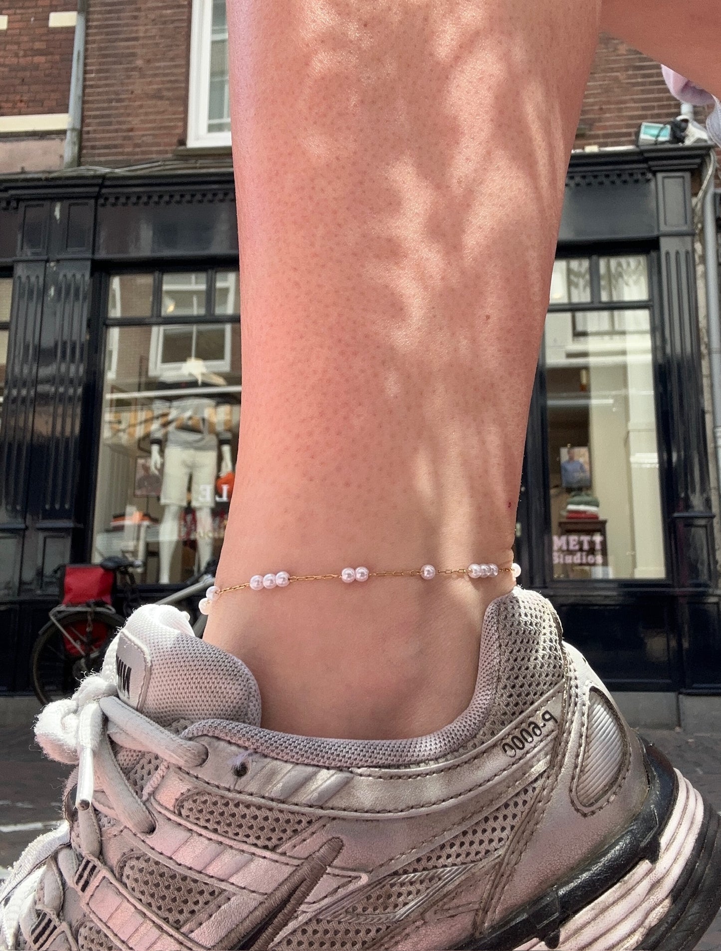 Enkelbandje Pearls