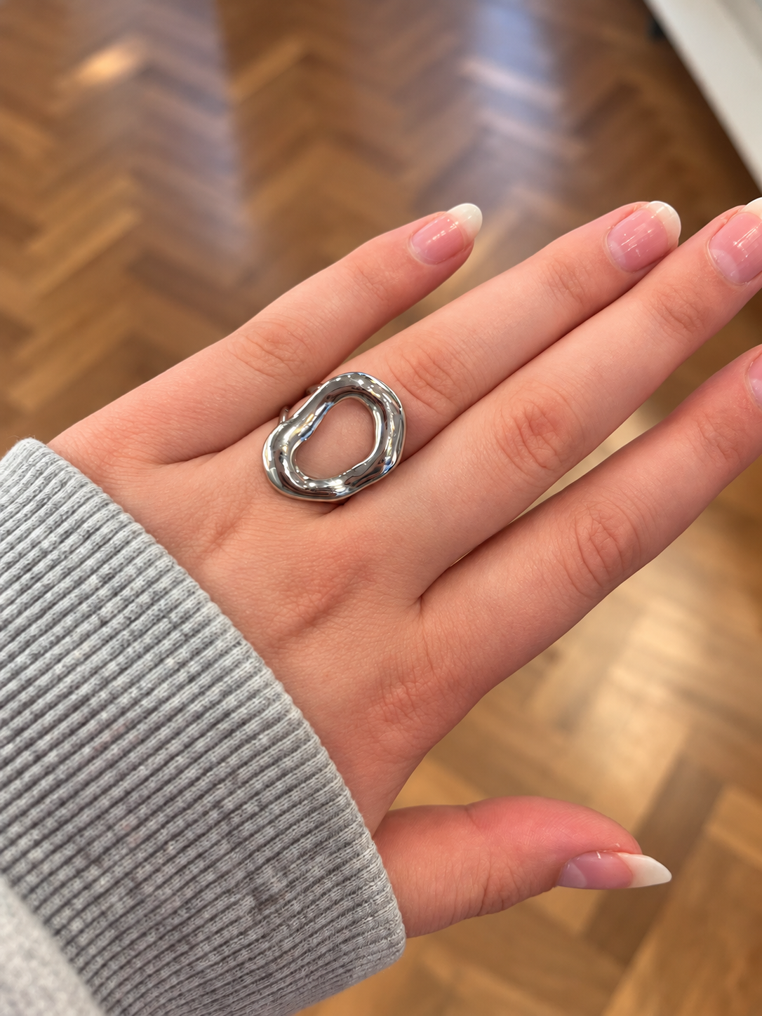 Ring Organic Mini Zilver