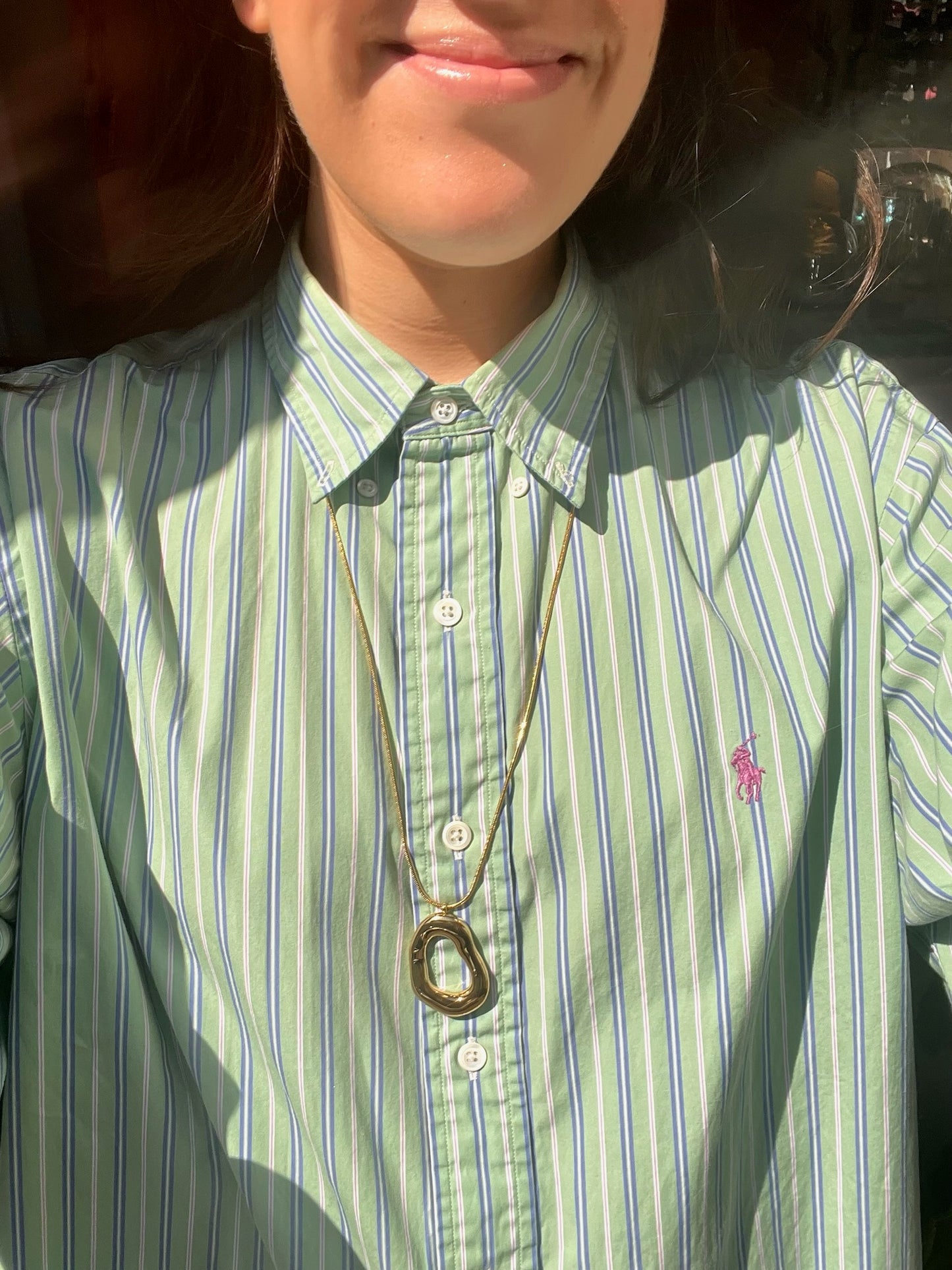 Maxi Oval Organic Necklace
