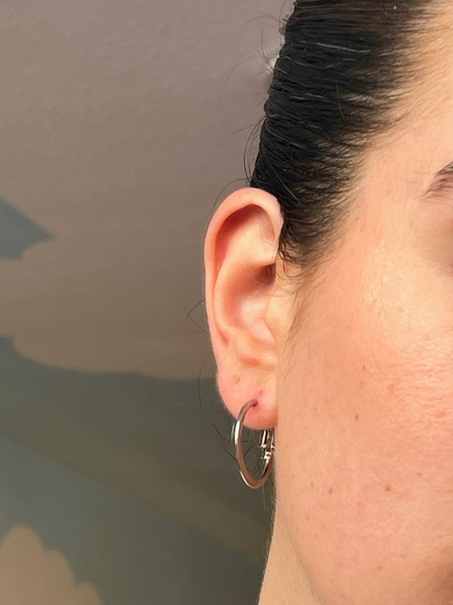 Hoops Flat Zilver xs