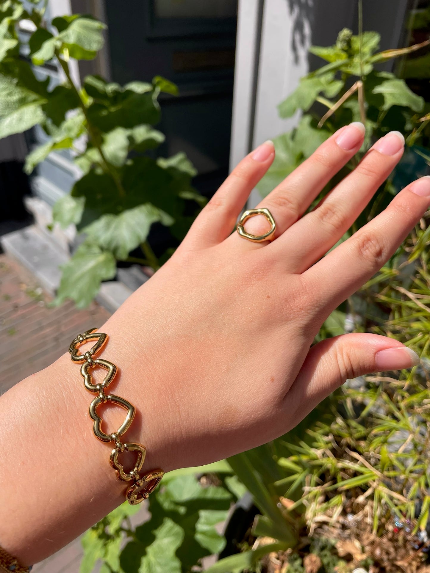 Armband Chain of Hearts