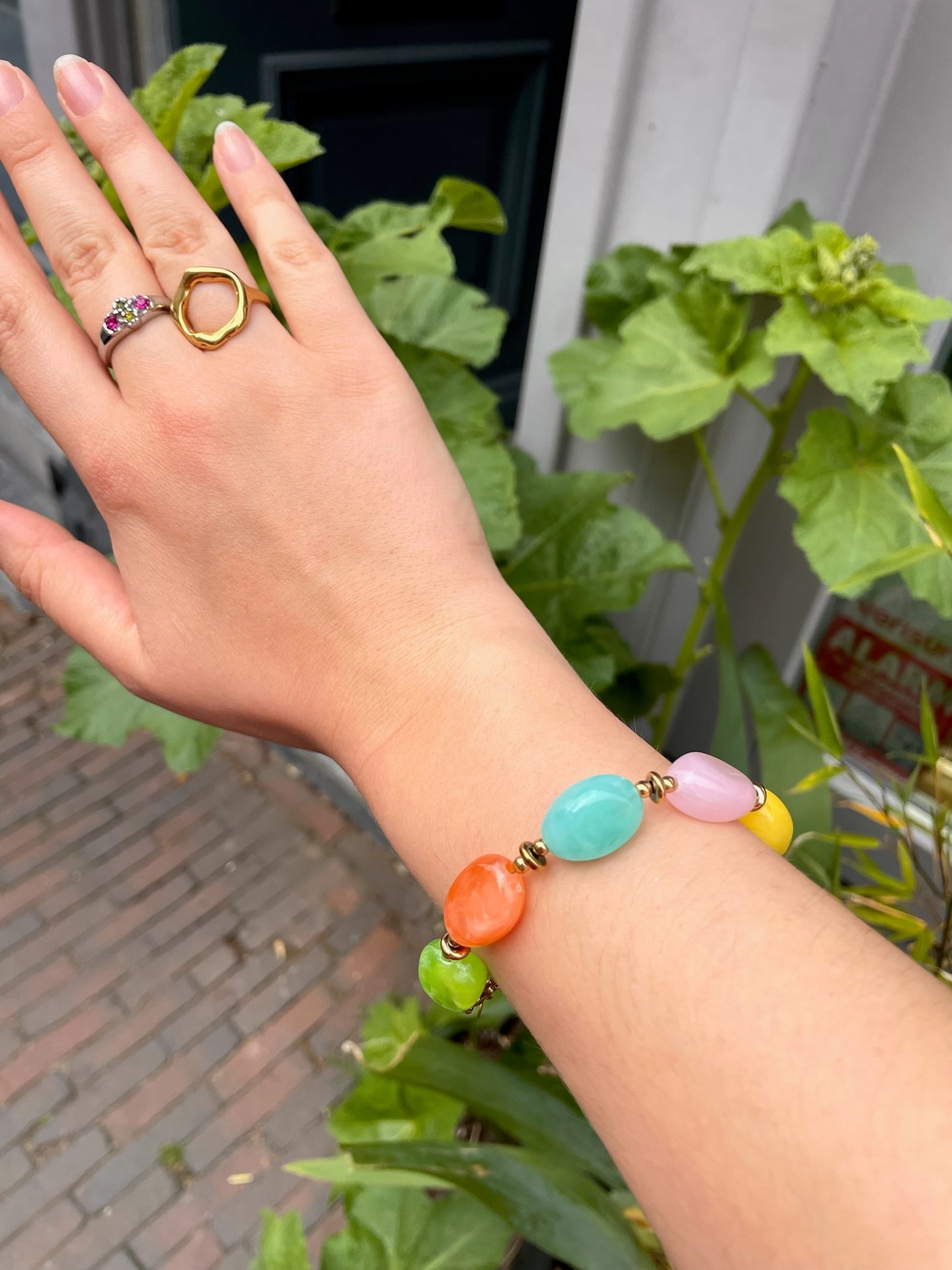 Armband Beads Multi Color