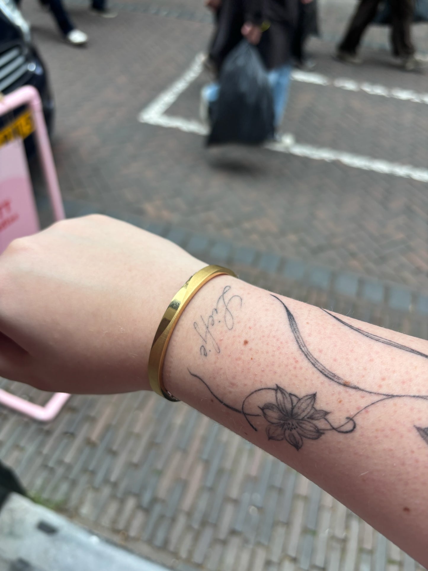 Armband gebürstet Klick