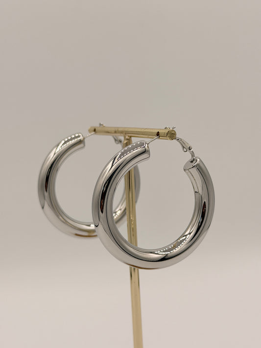 Hoops Bo zilver