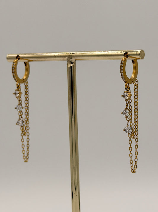 Oorbel Chain Drop