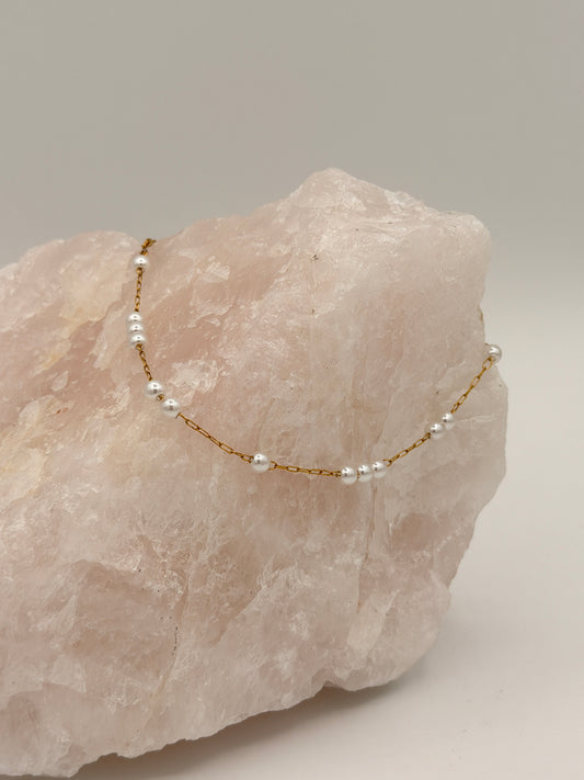 Enkelbandje Pearls