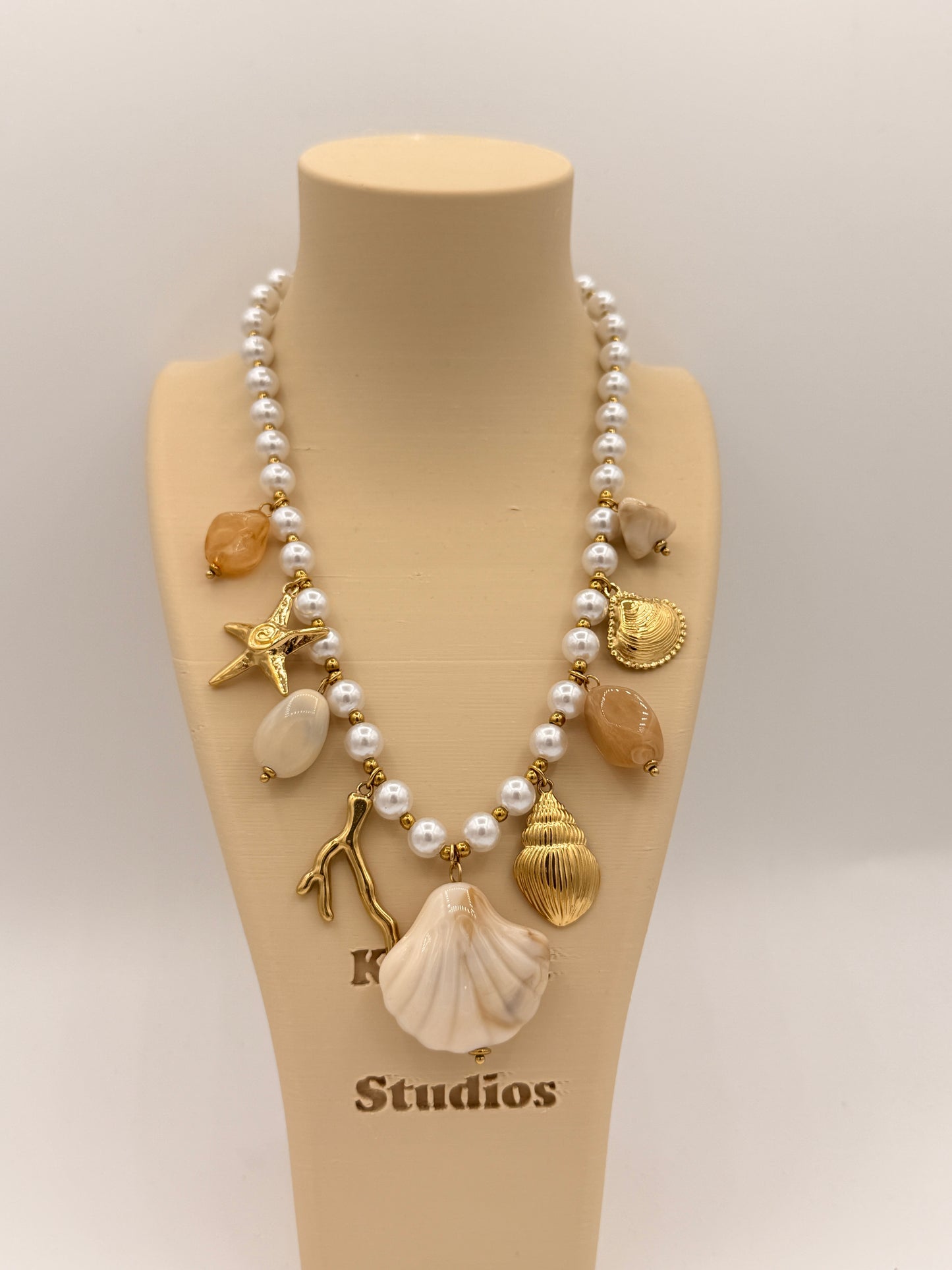 Ketting Bedels Sea Pearls