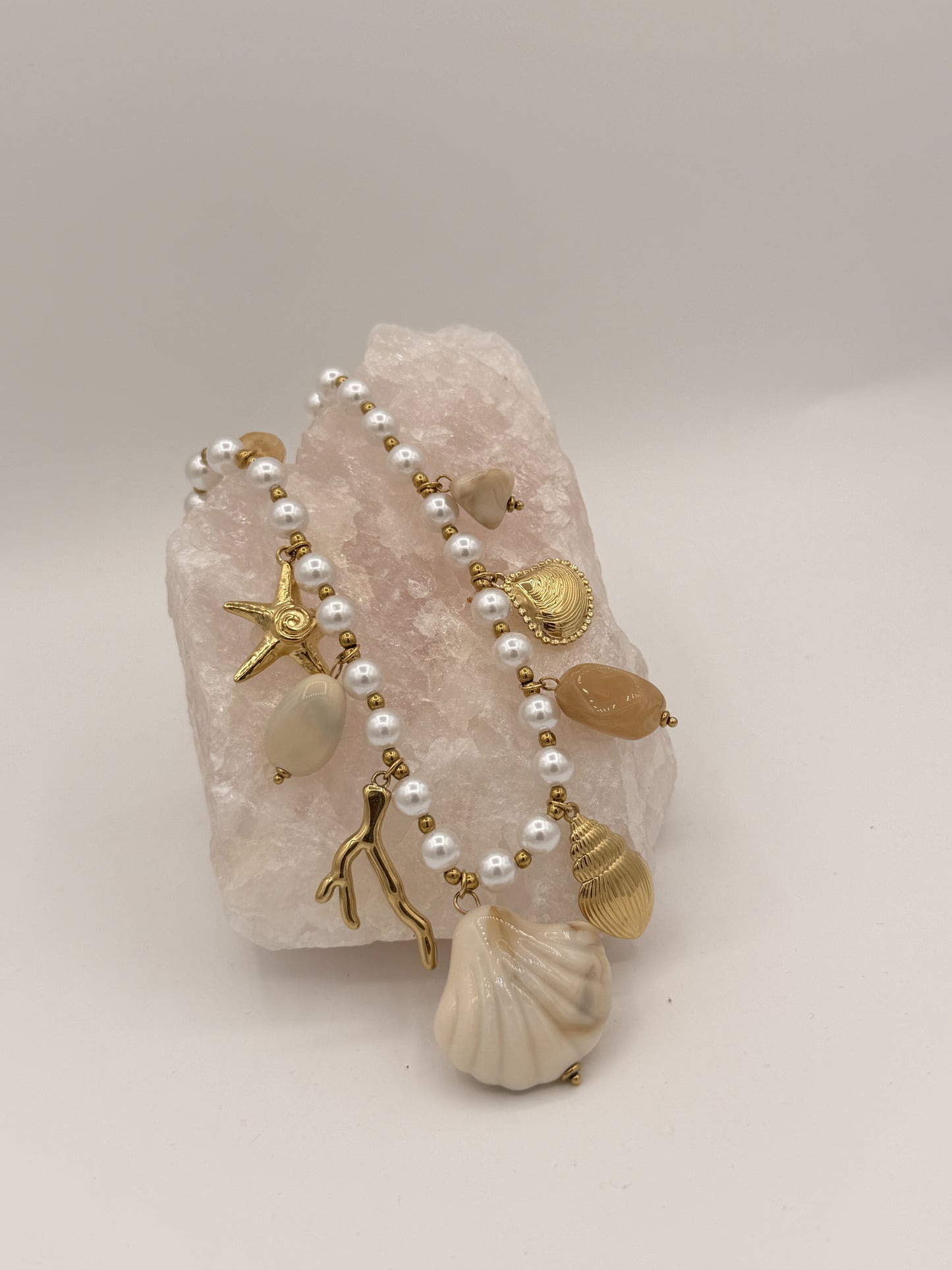 Ketting Bedels Sea Pearls