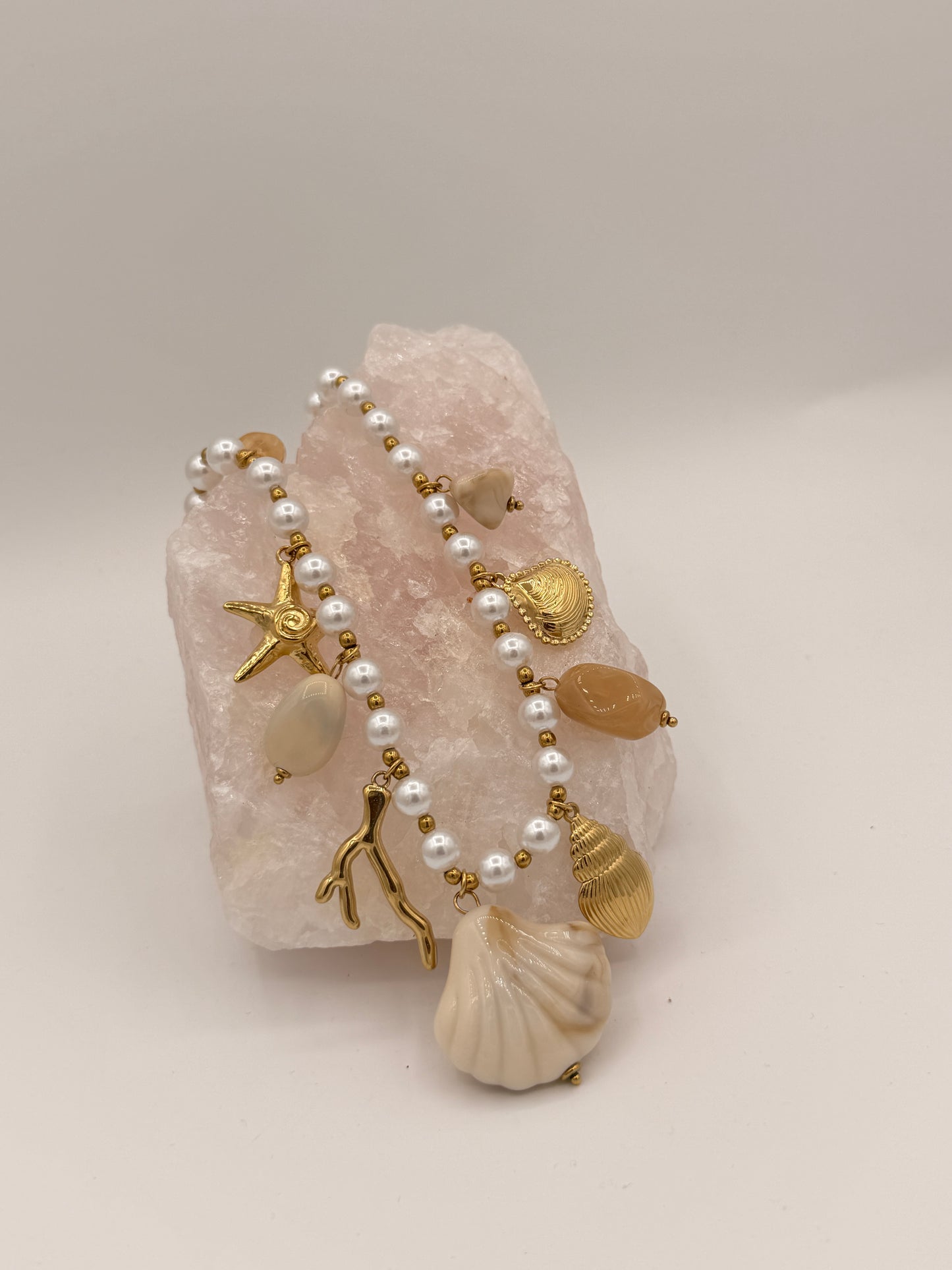 Ketting Bedels Sea Pearls