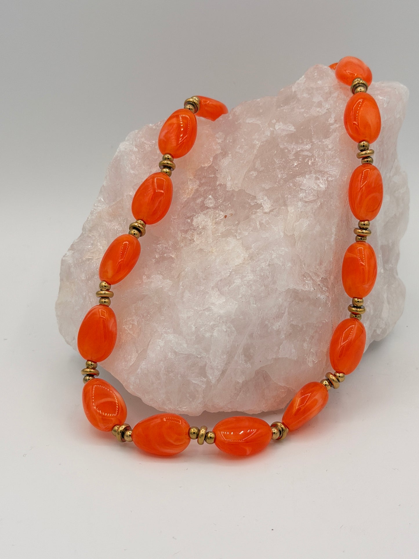 Ketting Orange Beads