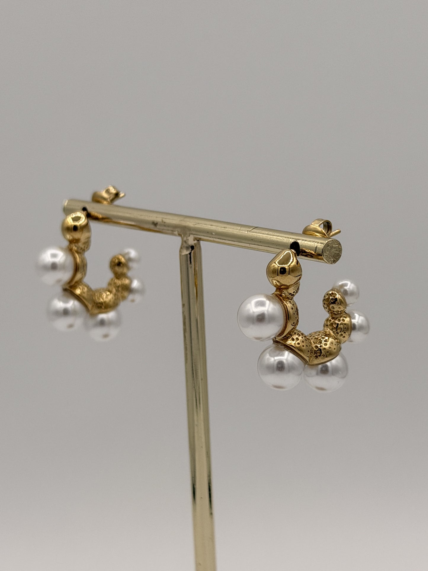 Oorbel Pearly Hoop