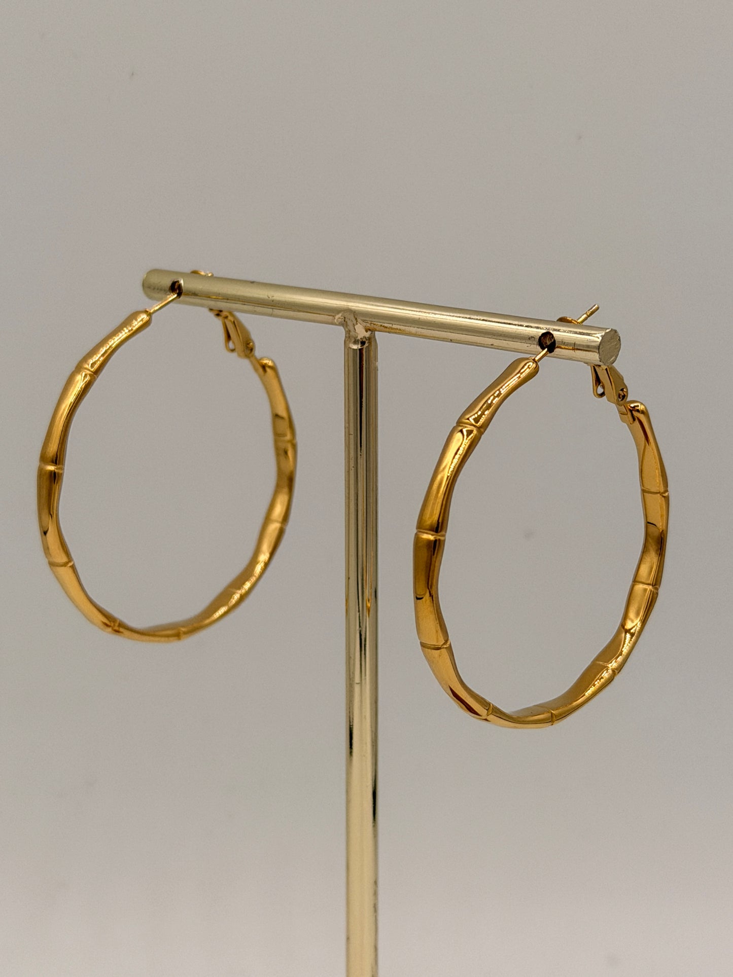 Oorbel Hoops Bamboo Distinct