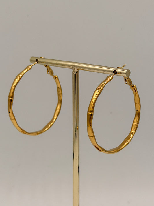 Oorbel Hoops Bamboo Distinct
