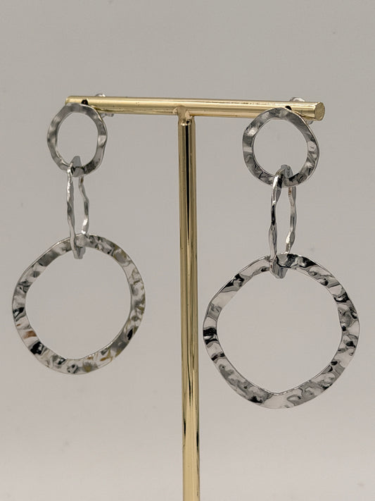 Oorbel Ringing Zilver