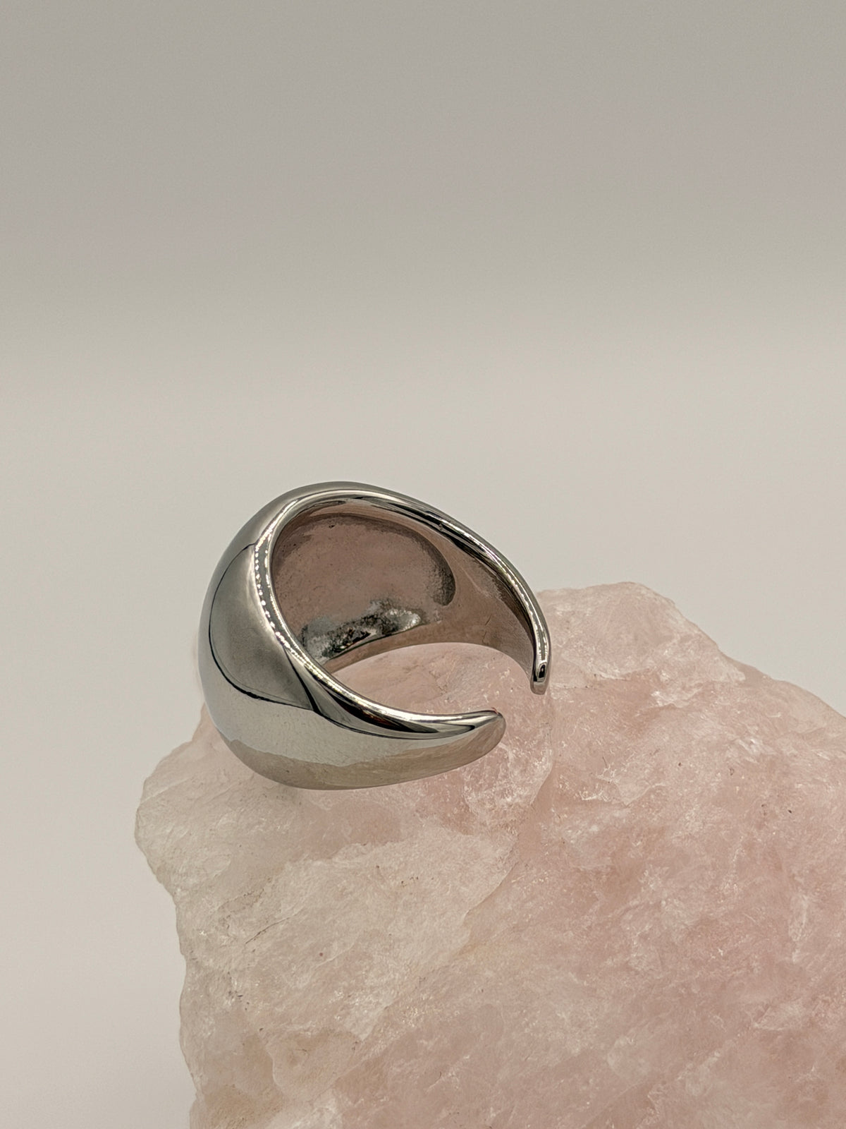 Ring Chunky Ball Zilver