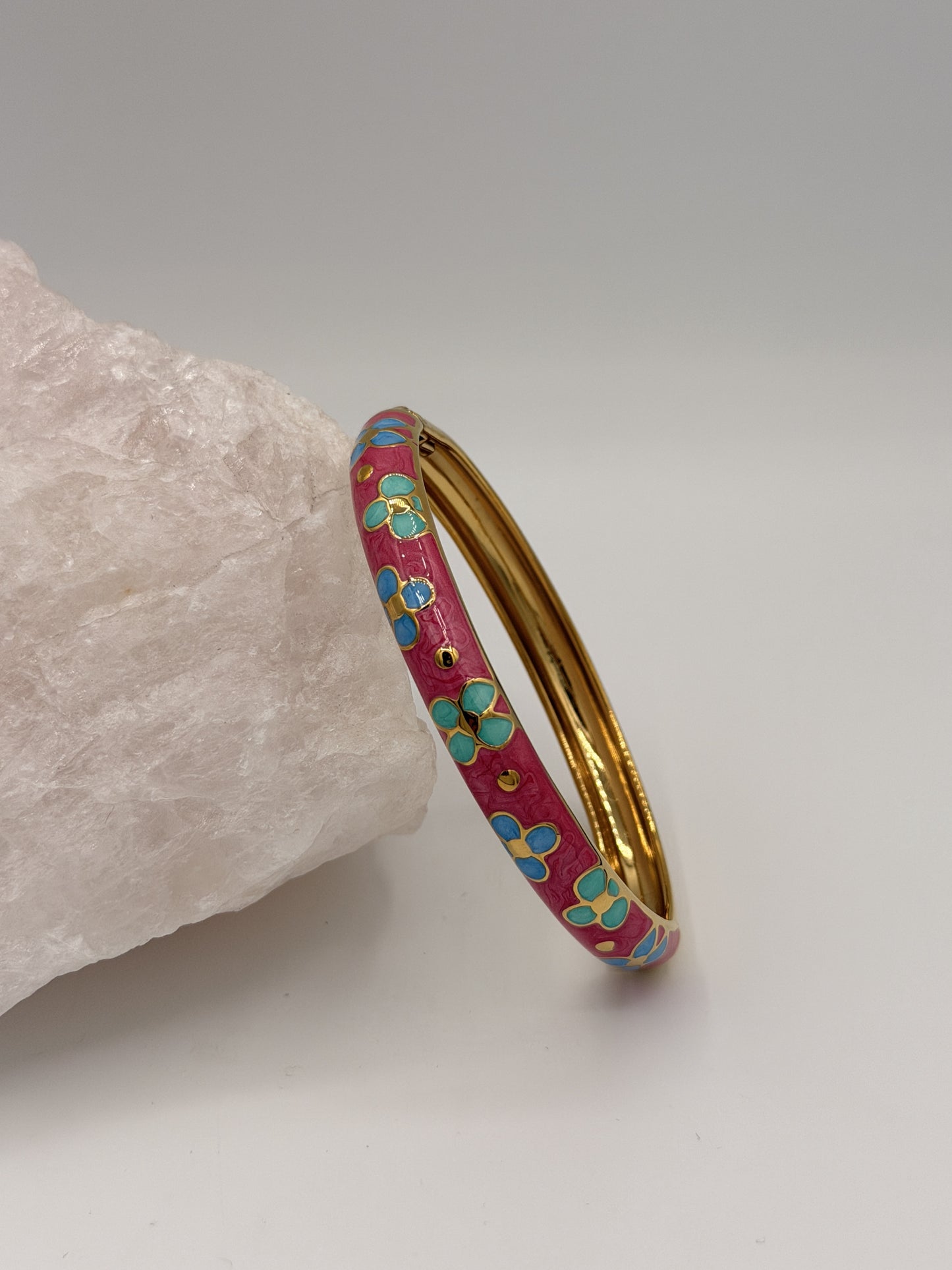 Bangle Klik Flora Pink