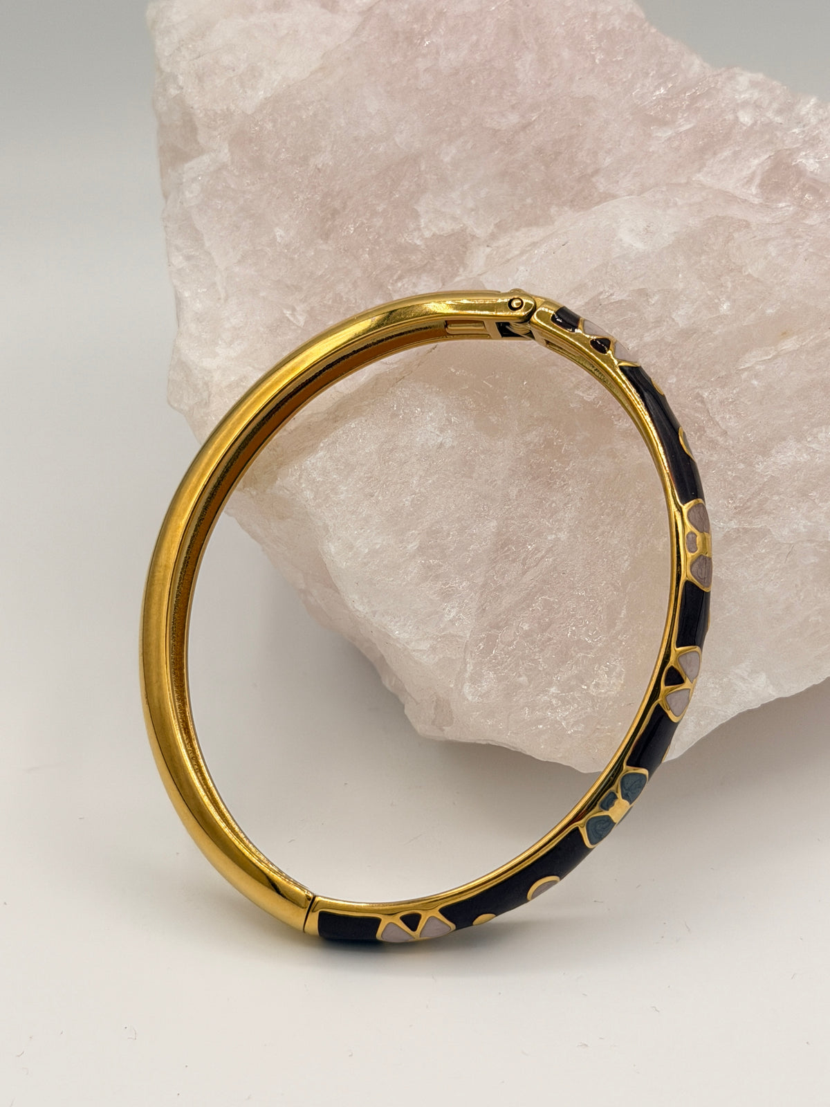 Bangle Klik Flora Black