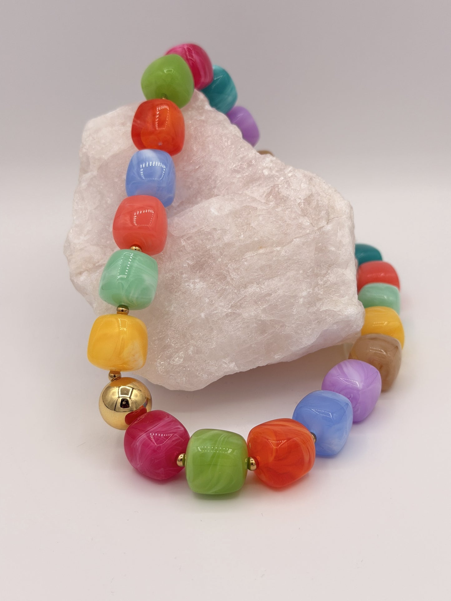 Ketting Rainbow Beads
