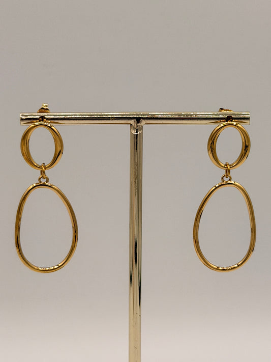 Oorbel Oval Drop