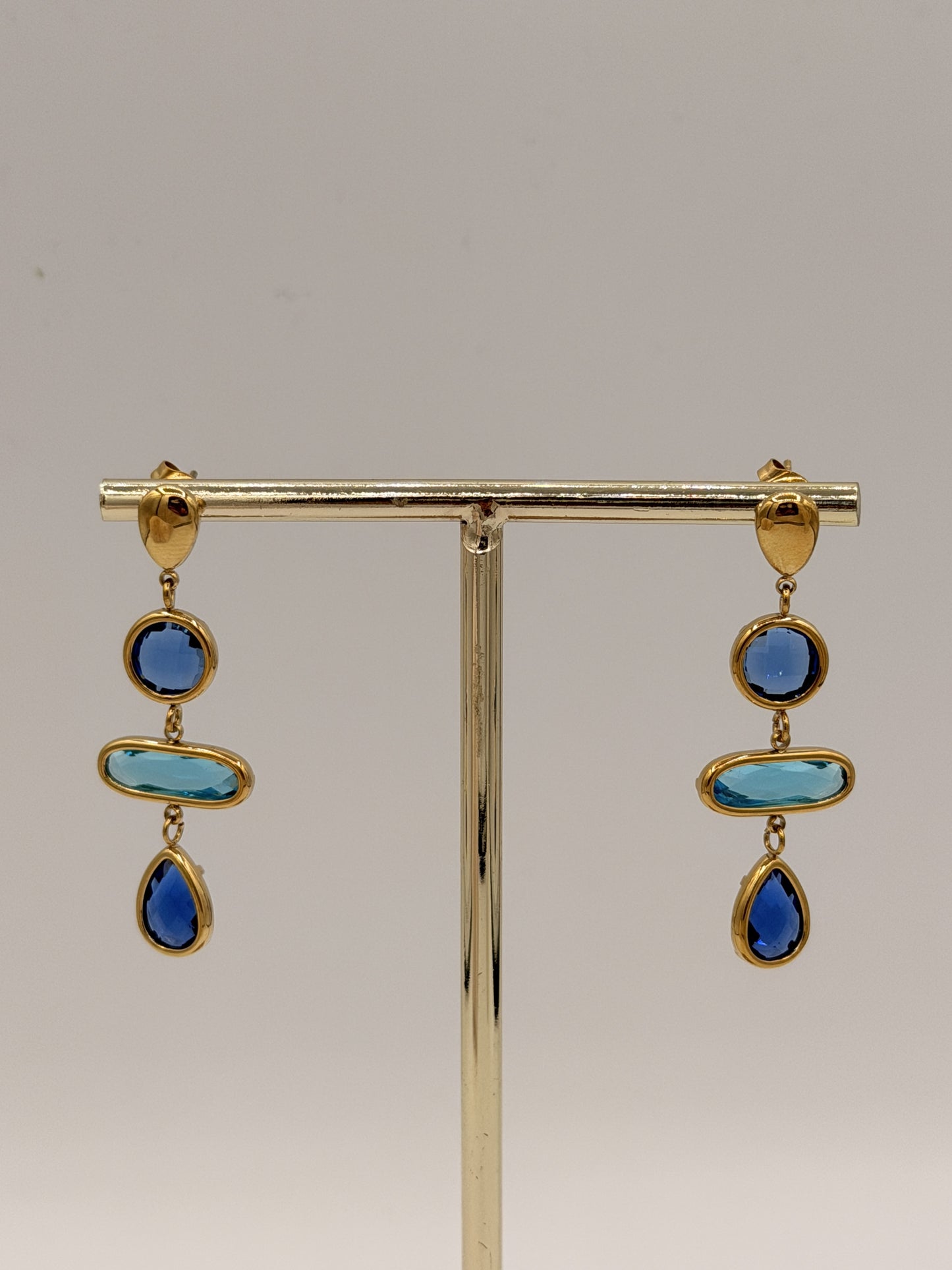 Oorbel Pebbles Blue