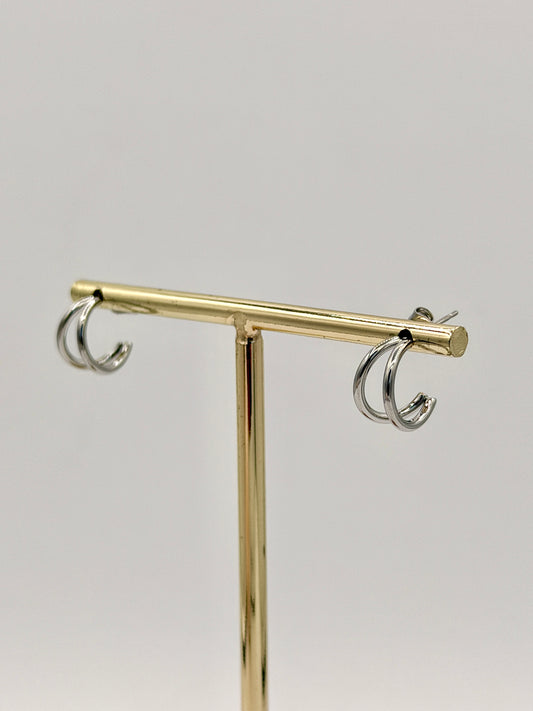 Oorbel Strings Zilver
