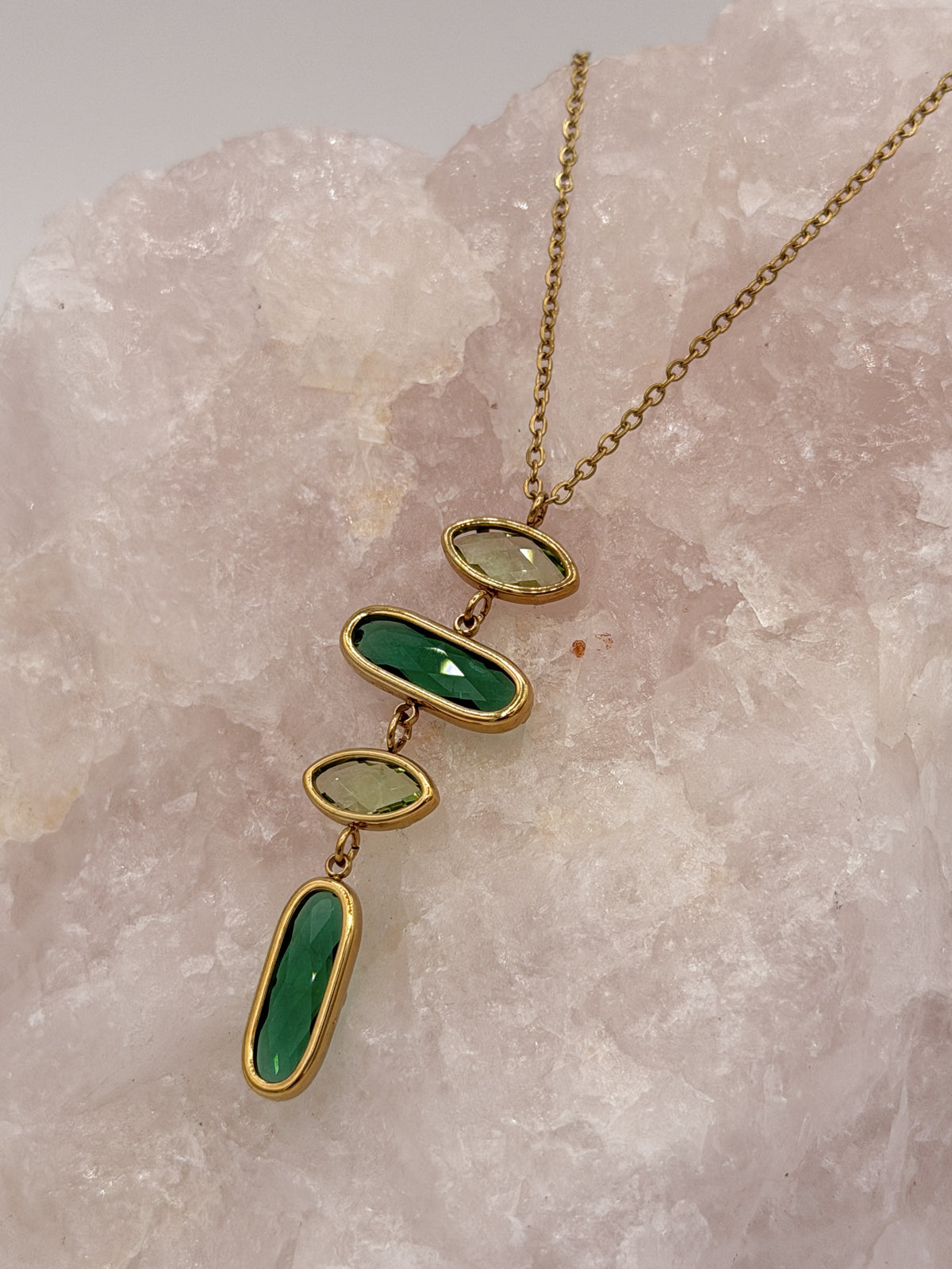 Ketting Pebbles Green