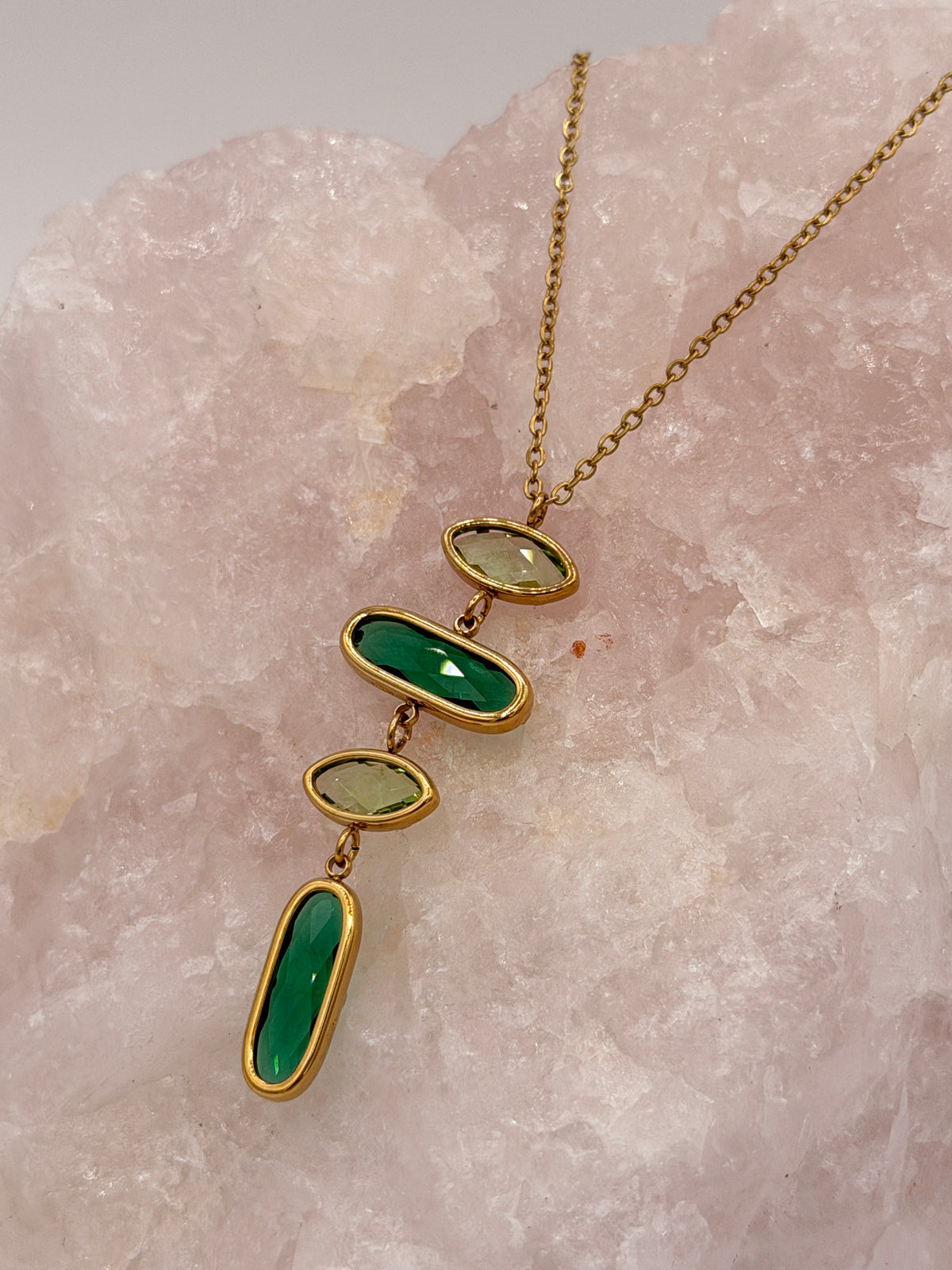 Ketting Pebbles Green