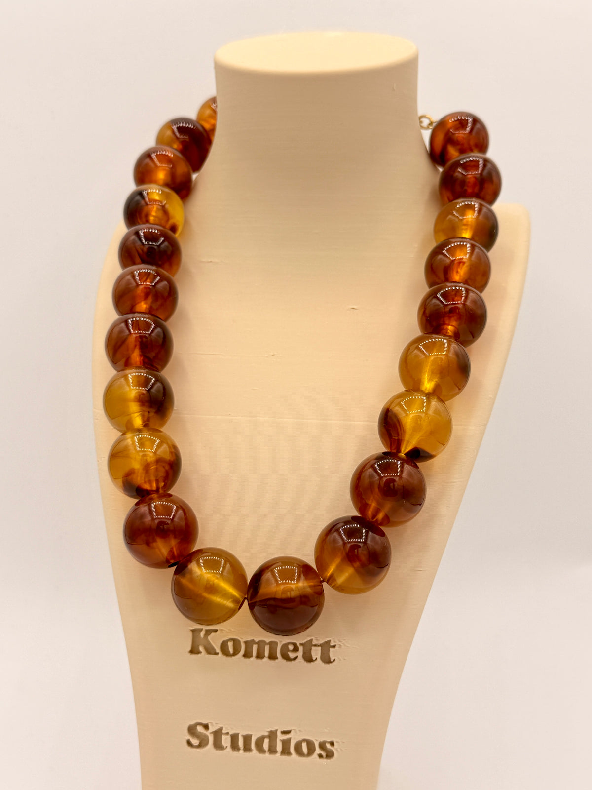 Ketting Beads Brown Fushion