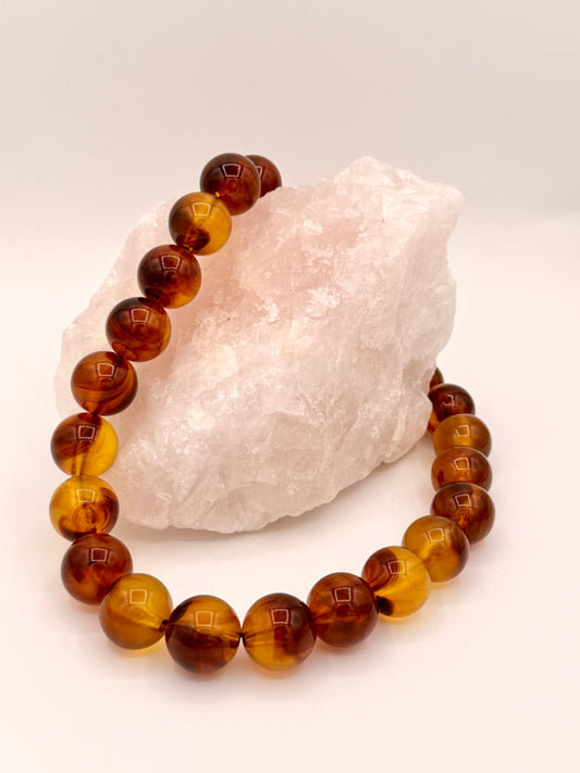 Ketting Beads Brown Fushion
