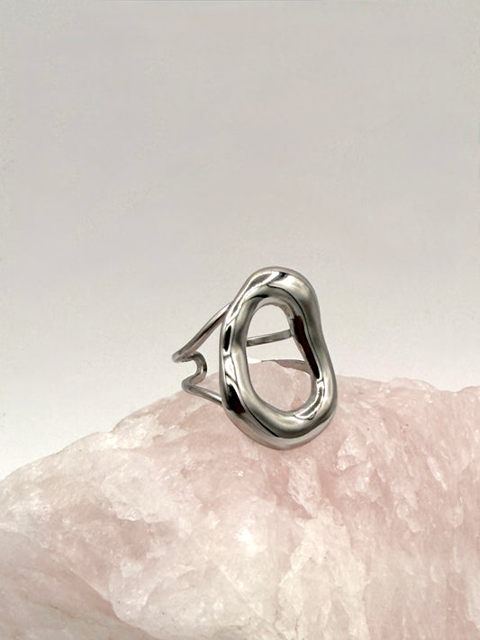 Ring Organic Mini Zilver