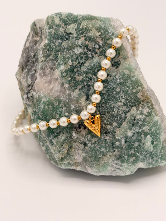 Ketting Pearl Love II