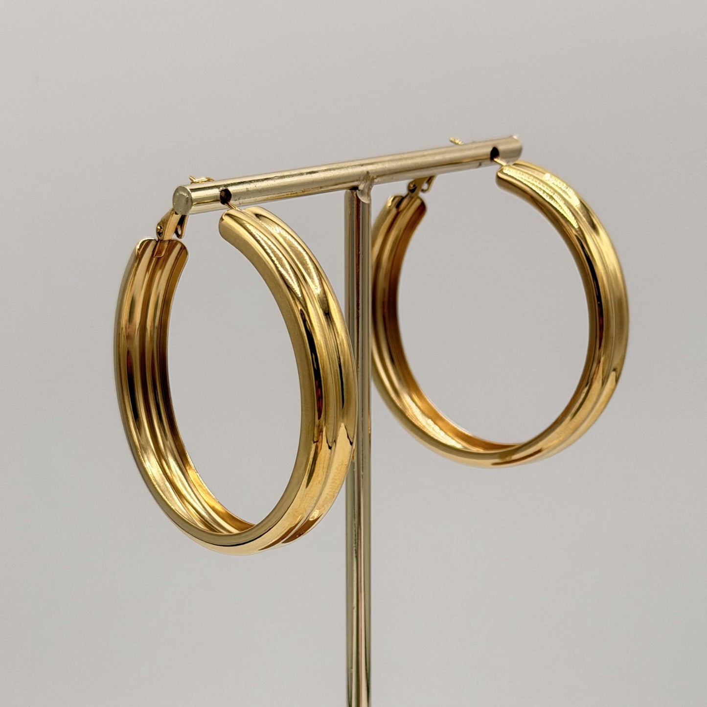 Ohrring Hoops Double