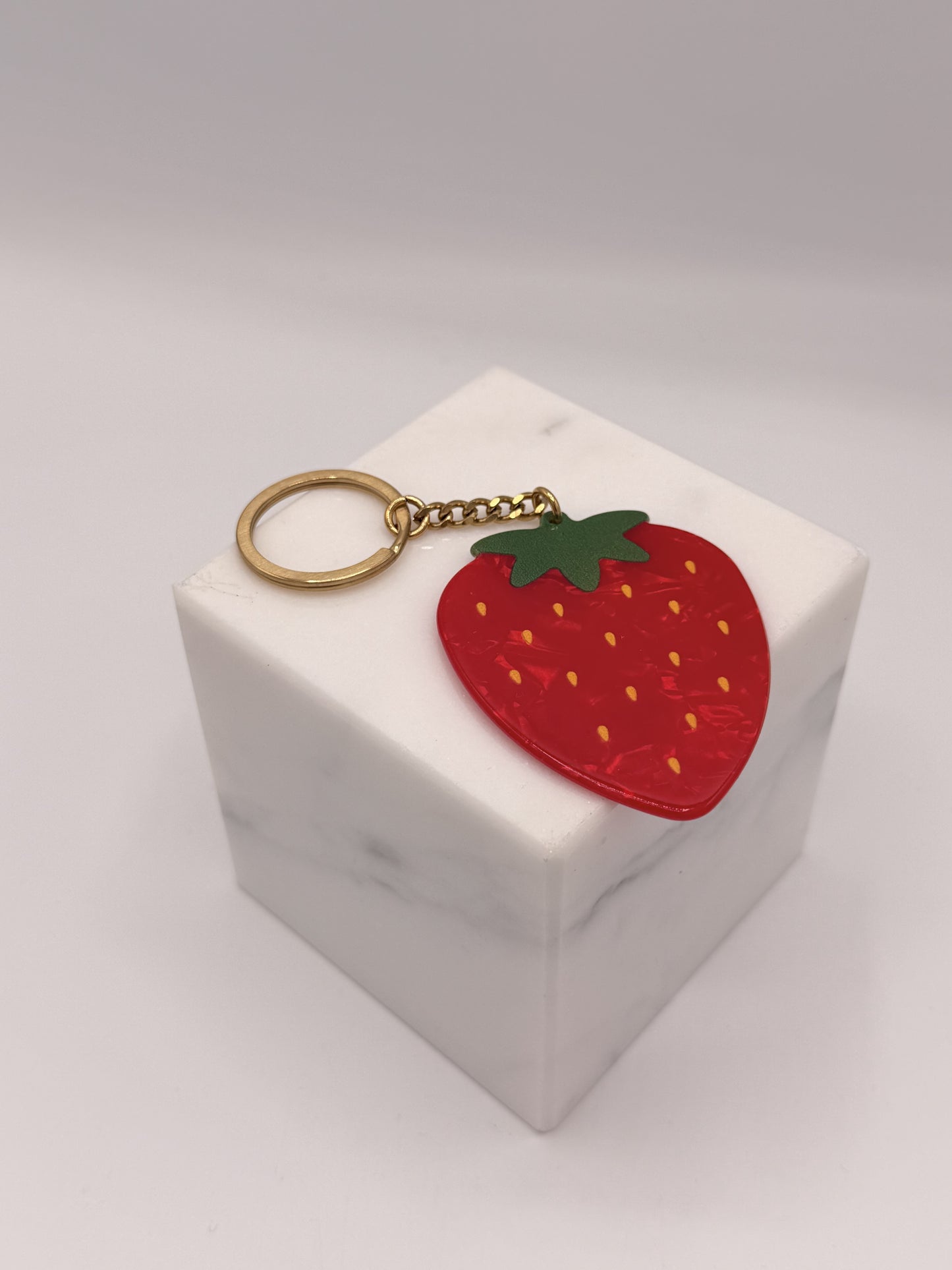 Sleutelhanger Aardbei